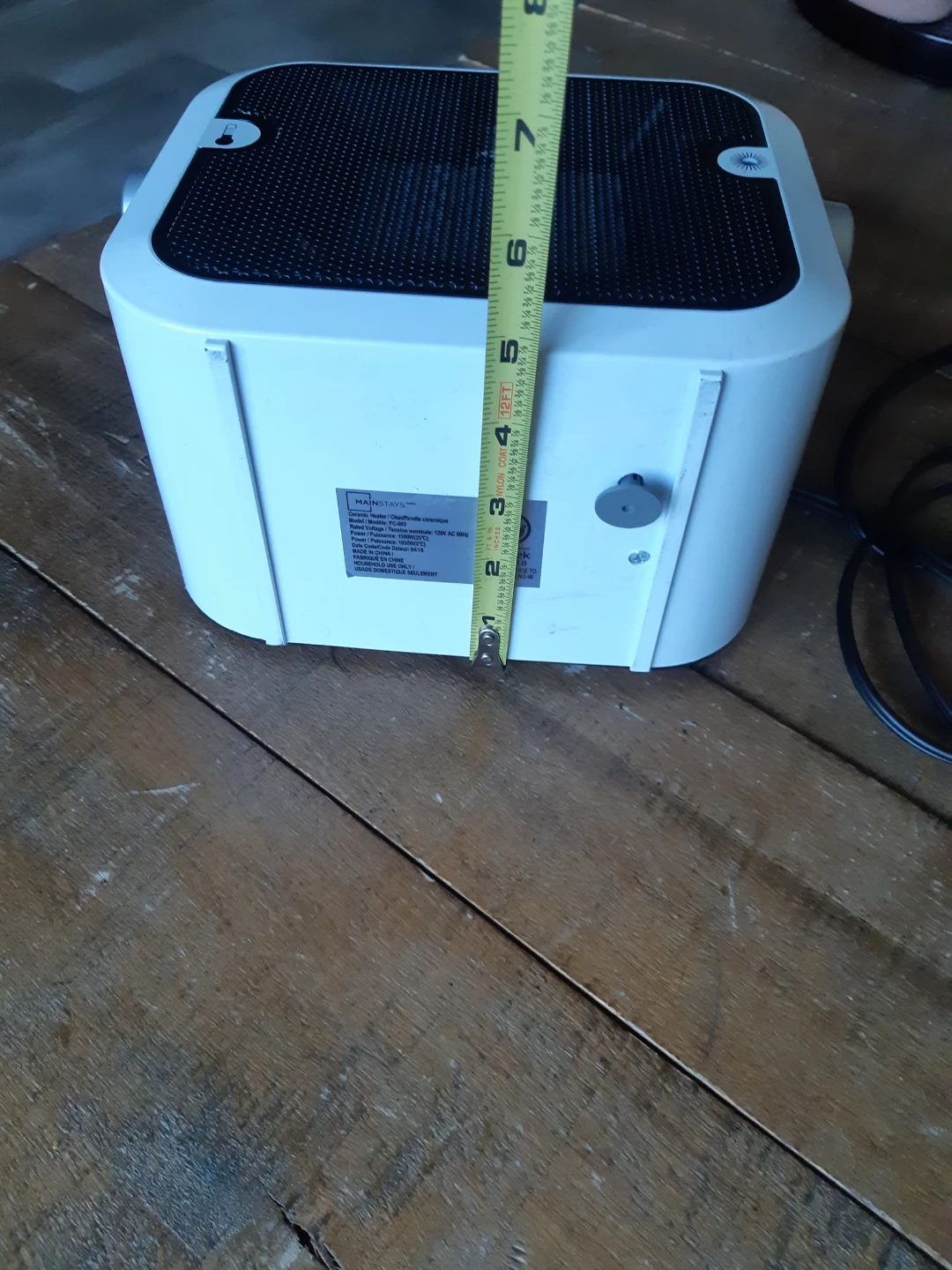 Mainstays ceramic heater (space heater) - photo 3