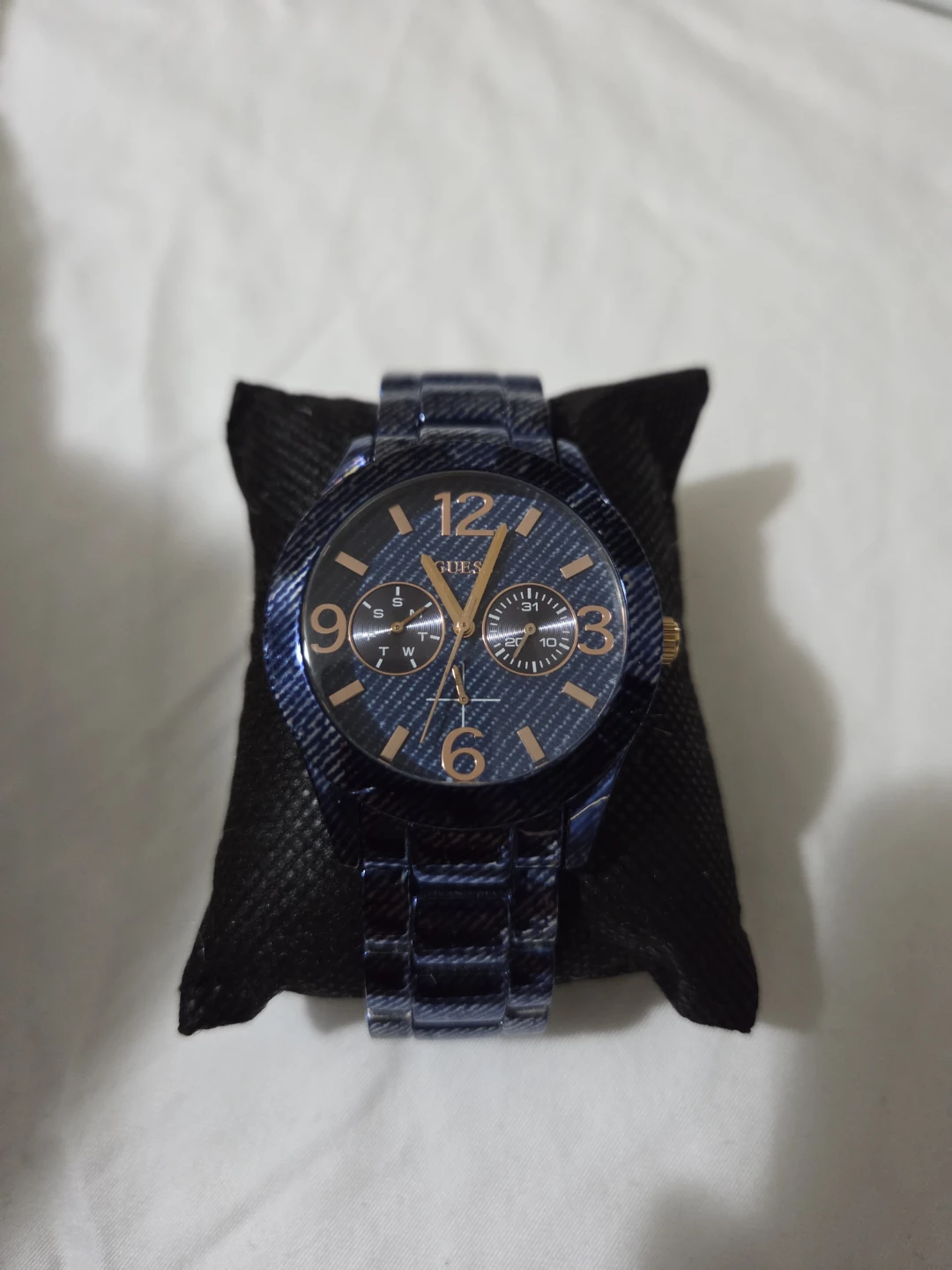 Guess Men's Watch Blue Denim Dial - photo 2