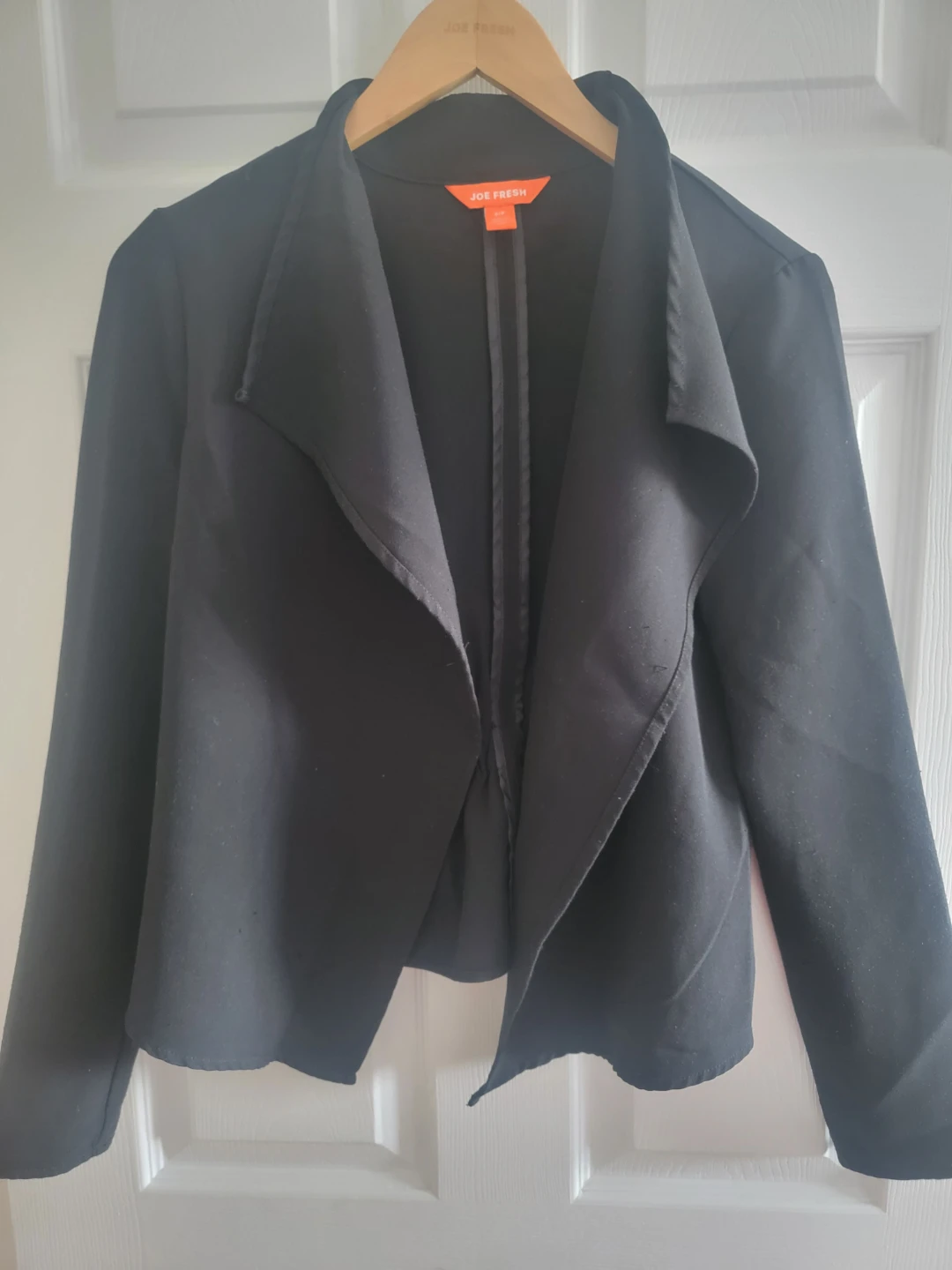 Joe Fresh Black Open Front Blazer - Medium