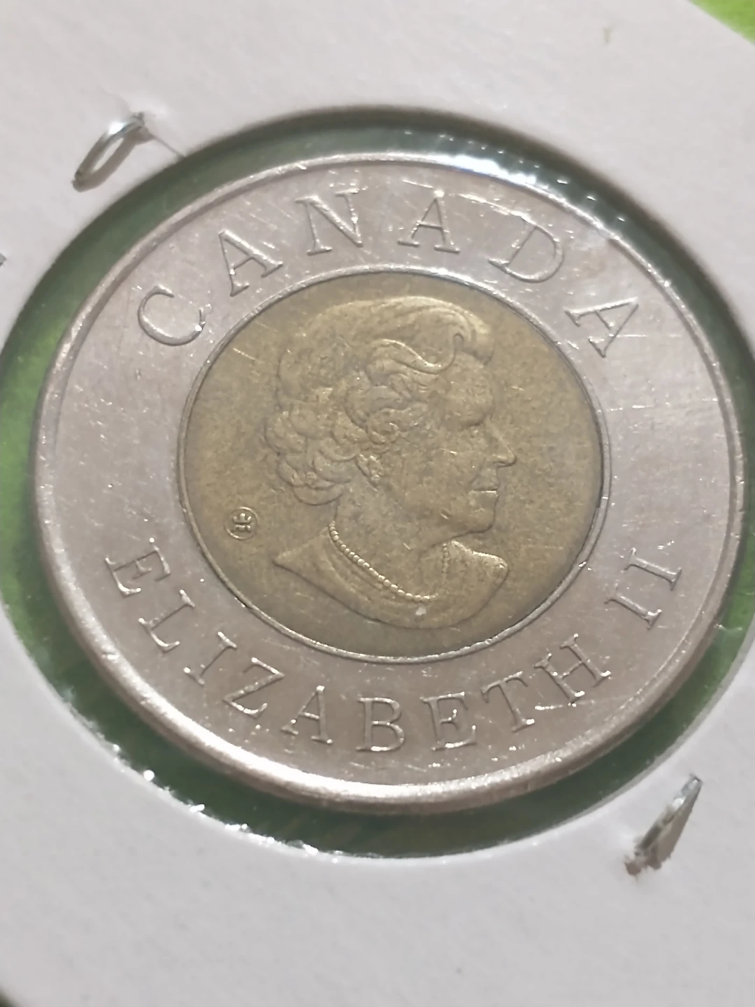 Nice 2008 Canada AU Quebec 300th Anniversary Toonie - photo 3