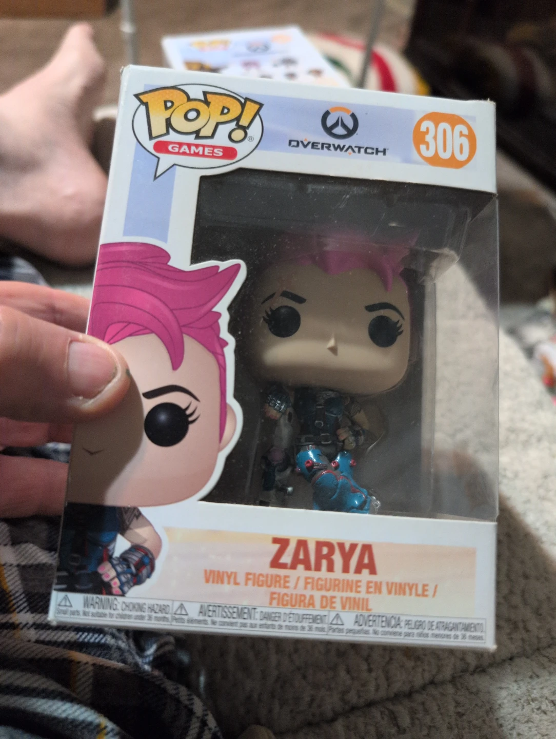 Funko Pop! Games Overwatch Zarya #306 Vinyl Figure
