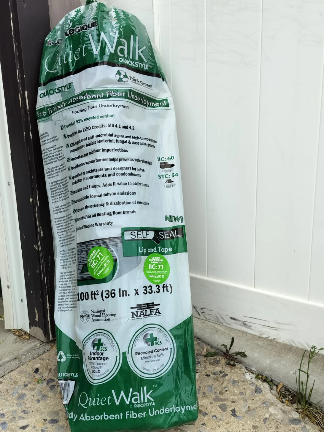 Quiet Walk Quickstyle Underlayment