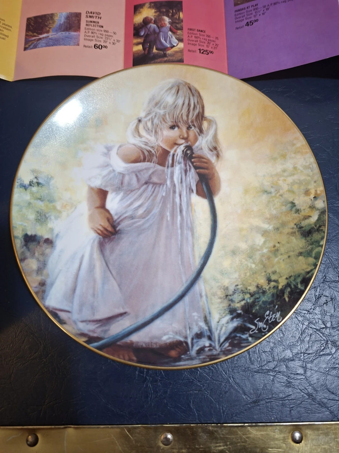 Hackett American Collectors "Playful Memories" Decorative Plate