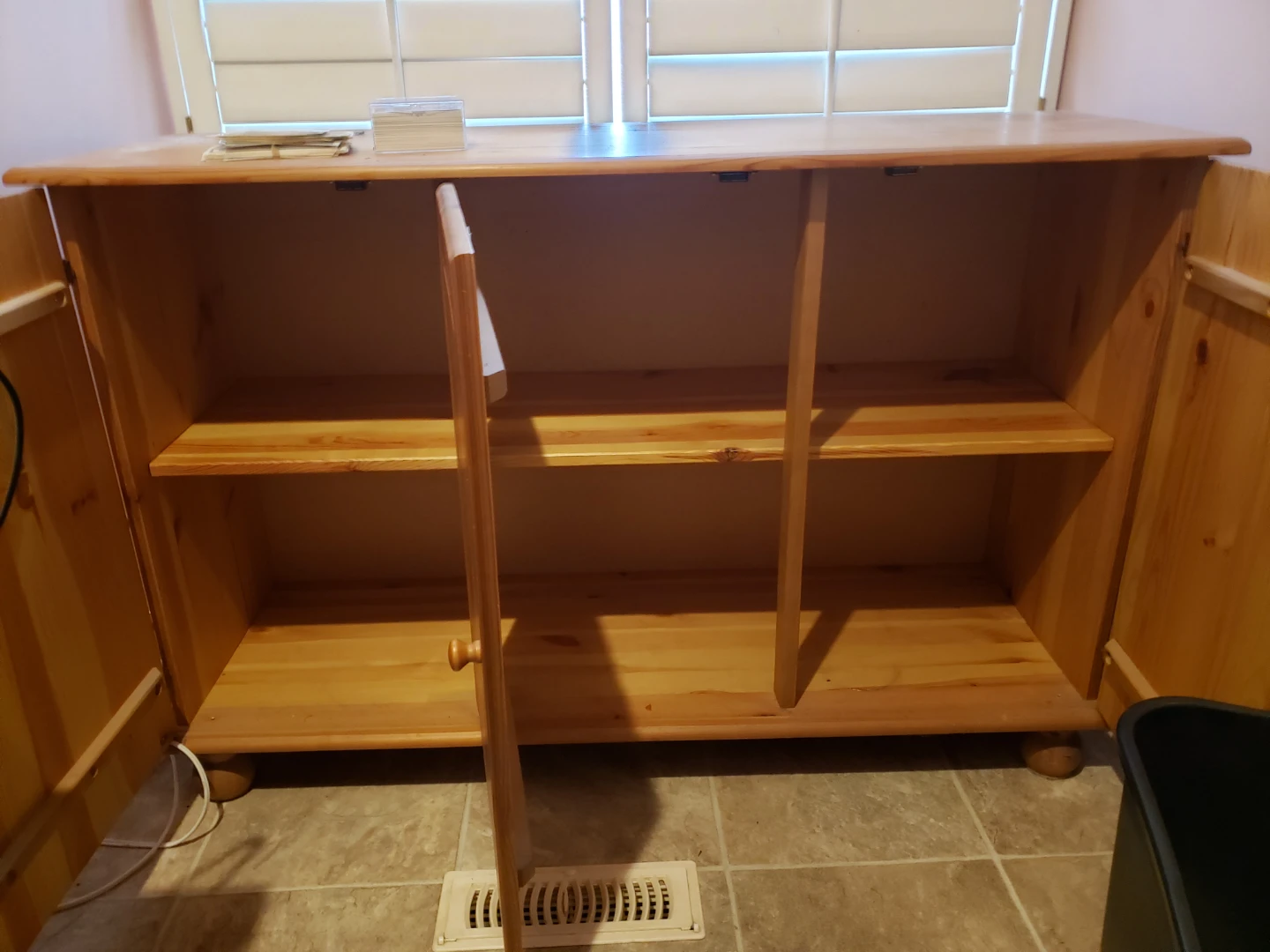 Wooden Cabinet with Shelves