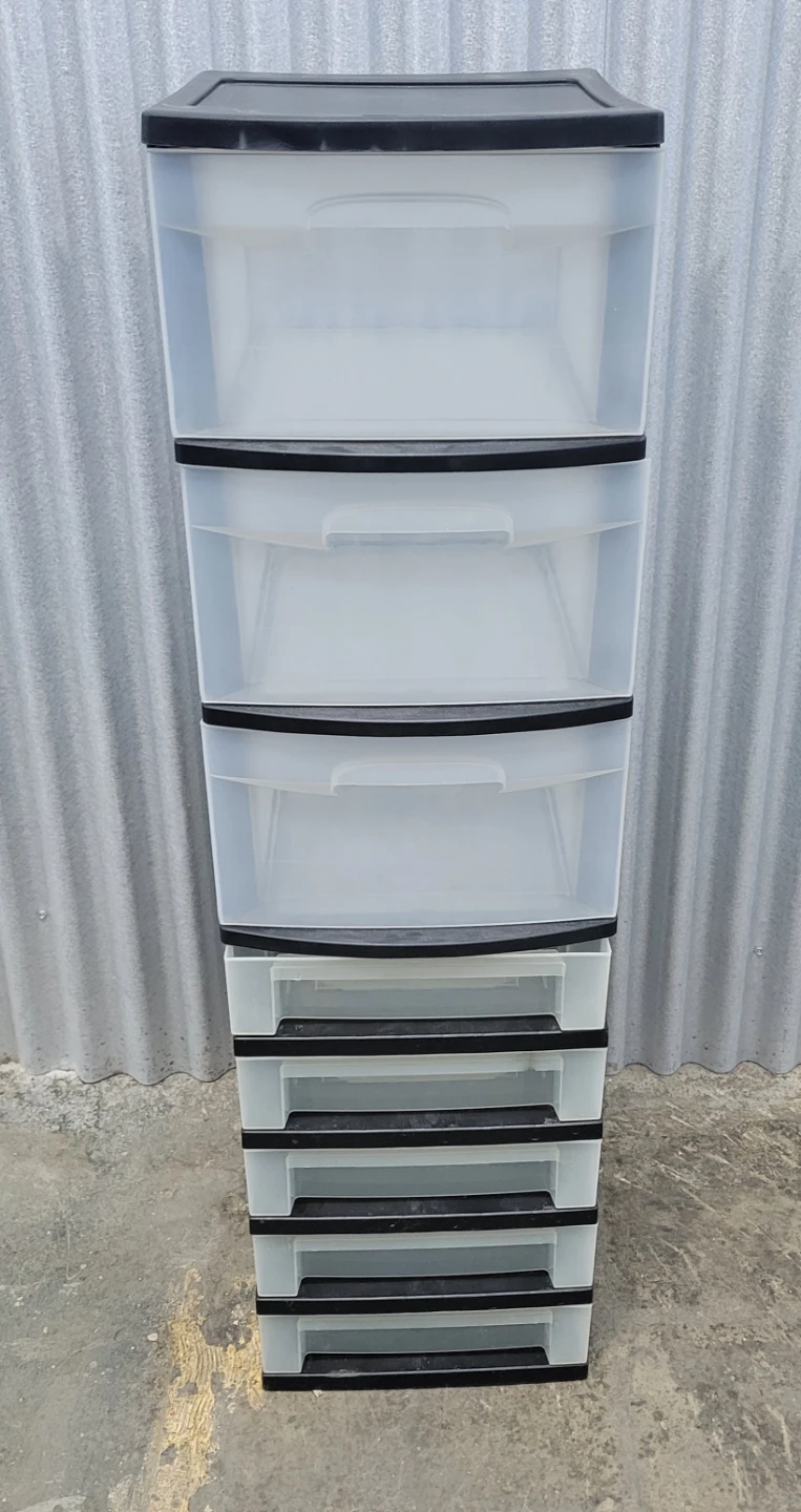 Plastic Drawer Storage Unit