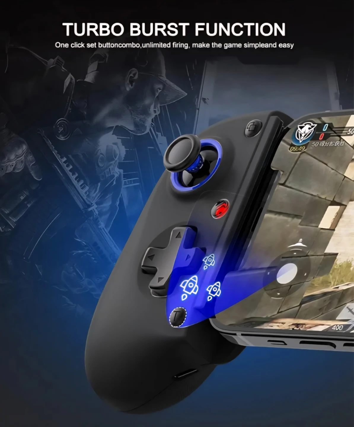 Bluetooth Mobile Game Controller - photo 5