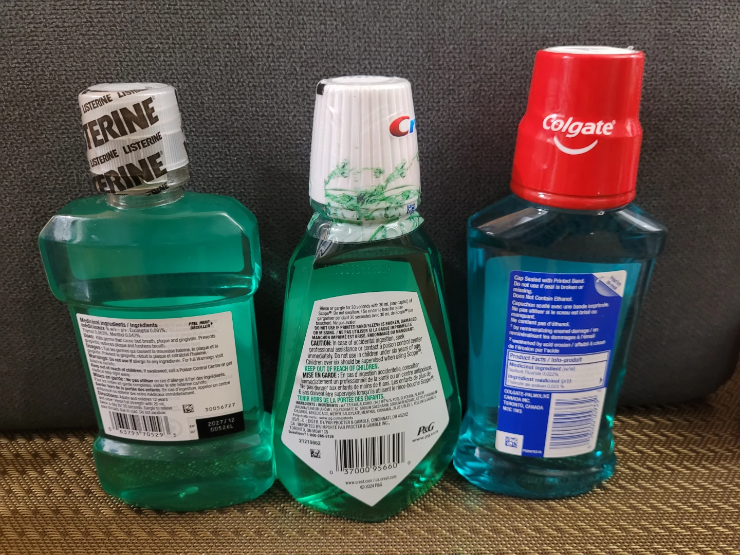 Listerine Freshburst, Scope Classic, and Colgate  Mouthwash - photo 2