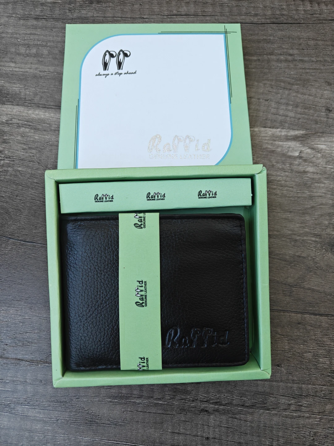 Raffid Genuine Leather Bifold Wallet