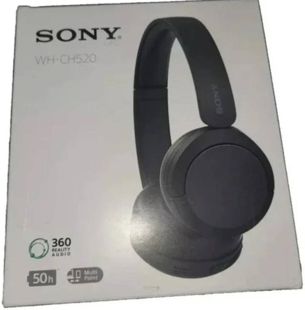 Sony WH-CH520 Wireless Headphones with Microphone - Black