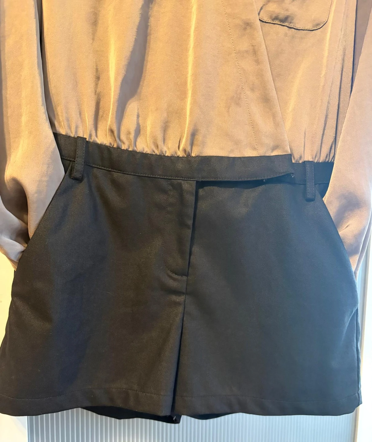 GUESS Women's satin short jumpsuit - photo 3