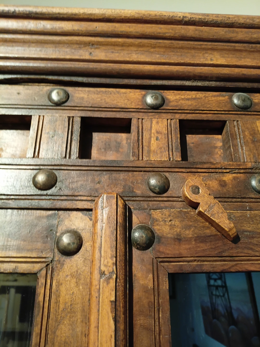 Beautiful Matching Pair of Rustic Vintage Wooden Cabinets - photo 4