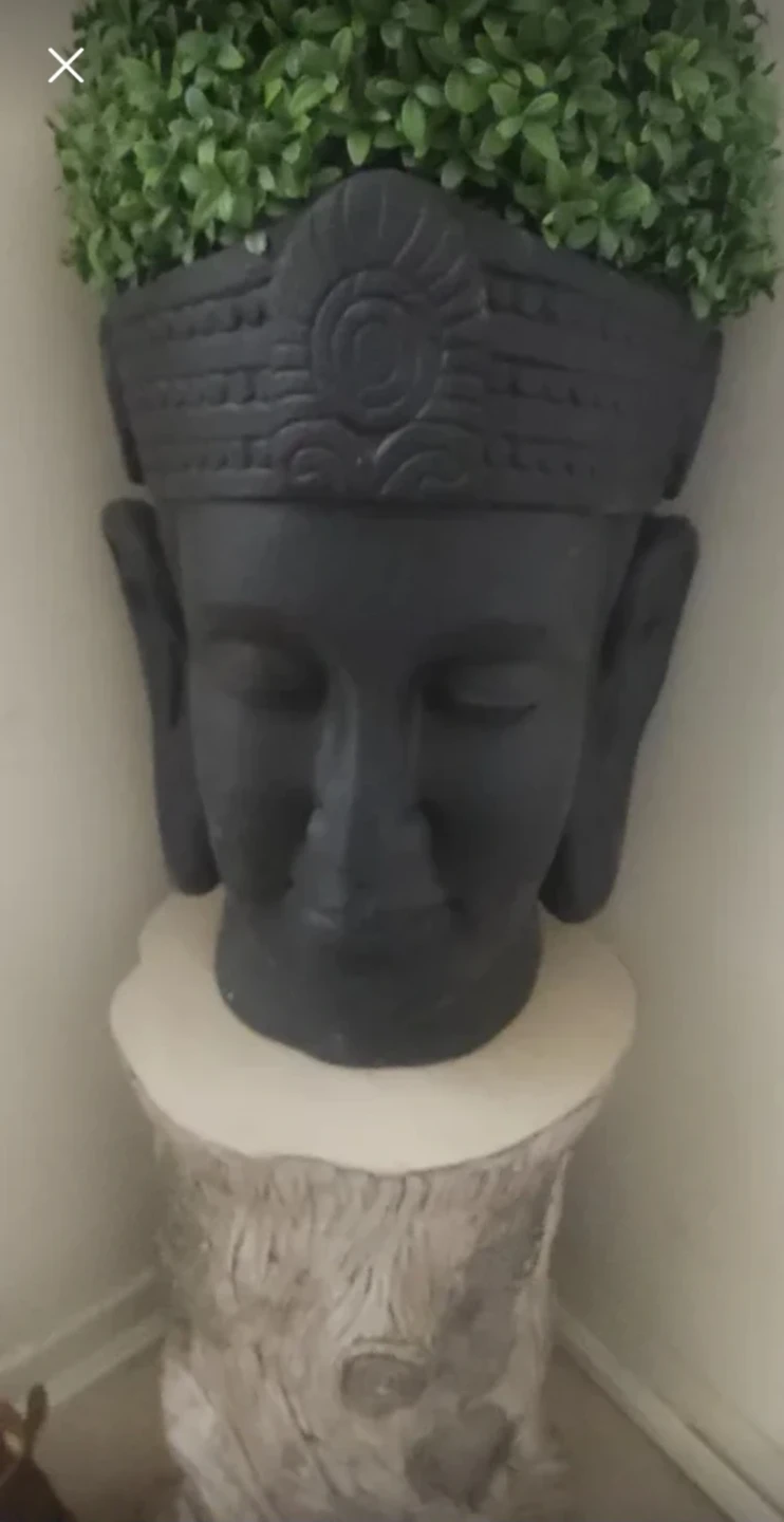 Decorative Buddha Head Planter