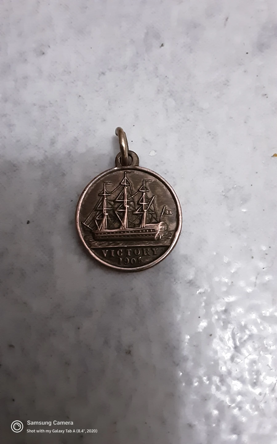 1905 Great Britain Nelson Centenary Victory Copper Medallion