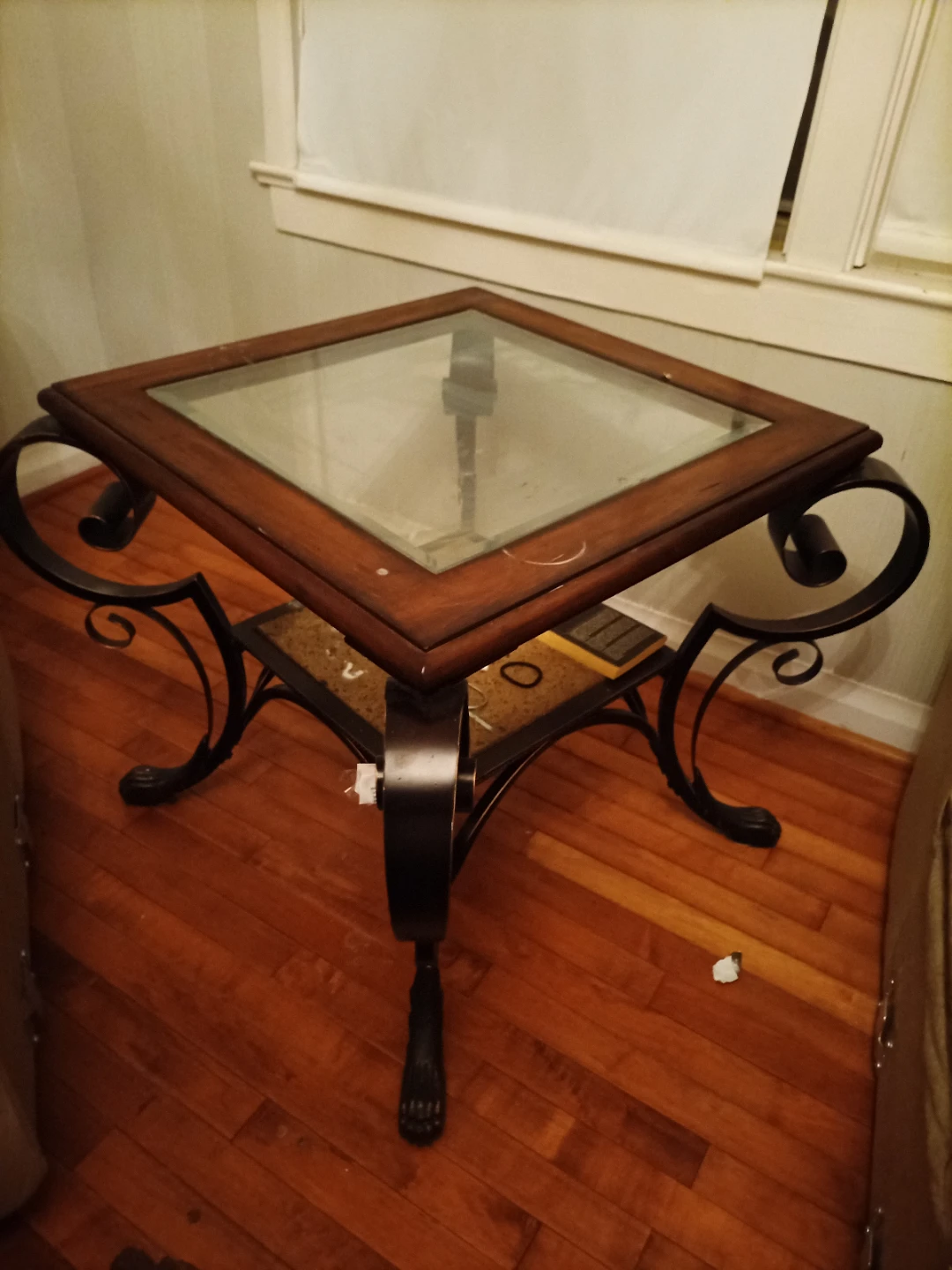 3 Piece Wrought Iron Vintage Tables - photo 3