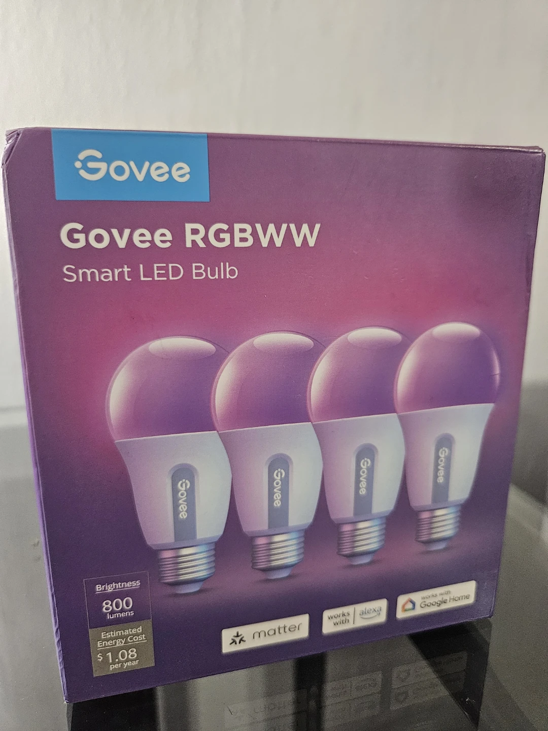 Govee RGBWW Smart LED Bulbs (4-Pack)