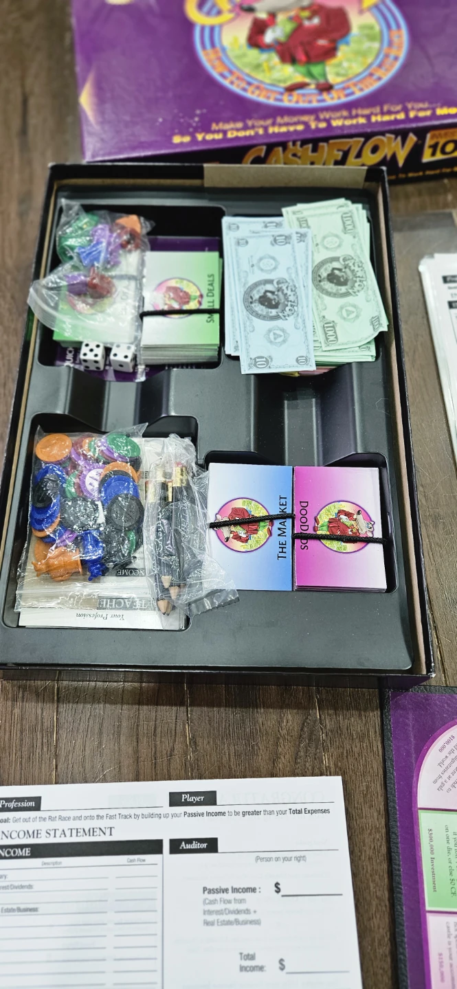 Rich Dad Cashflow 101 Board Game and books bundle - photo 3
