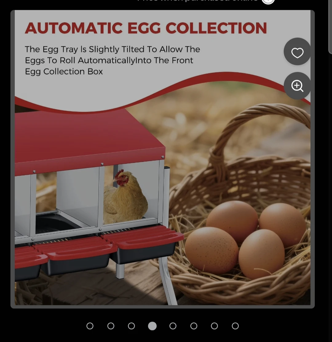 Automatic Egg Collection Nesting Box with 3 Compartments - photo 3