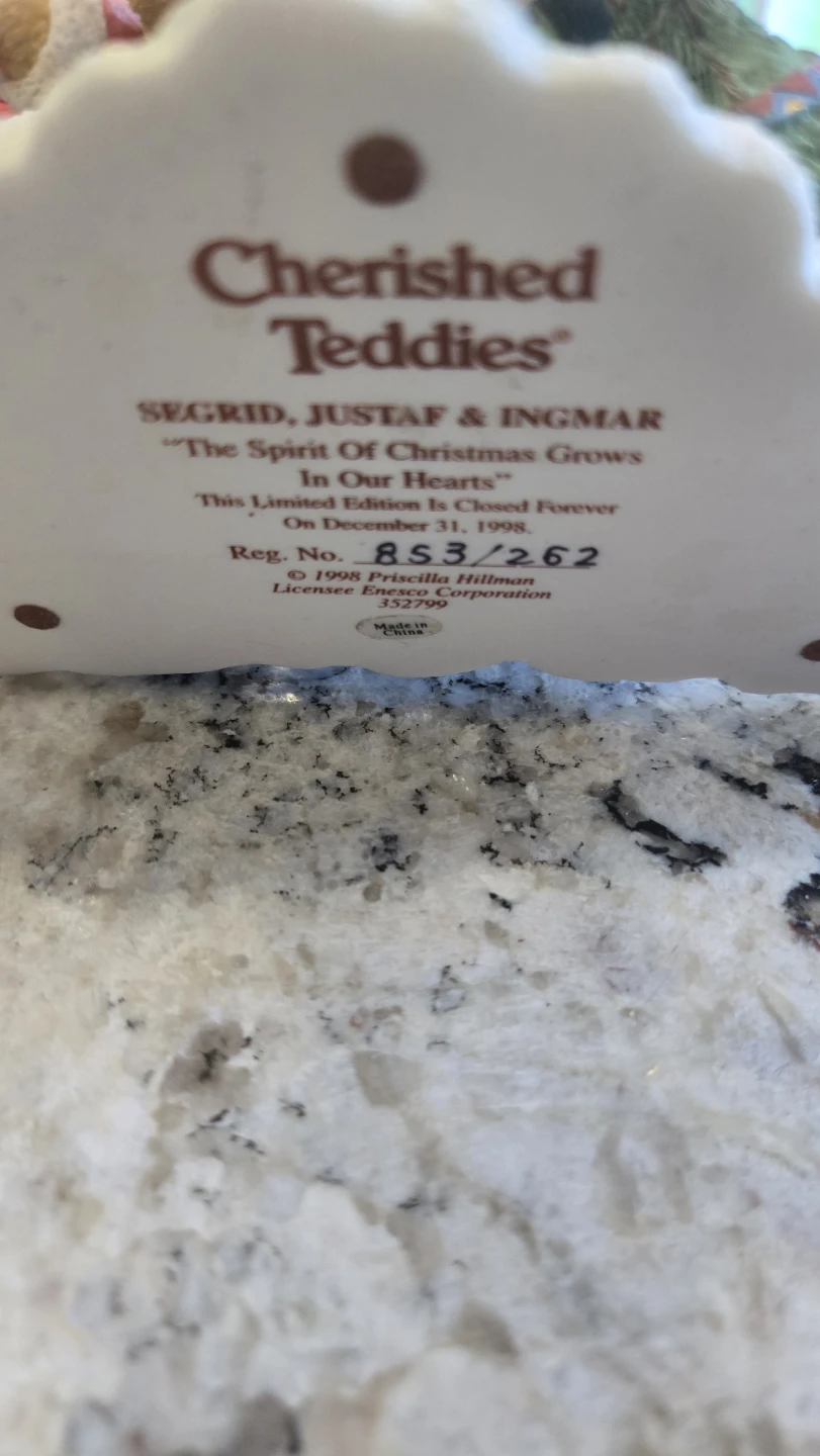 Cherished Teddies "The Spirit of Christmas Grows In Our Hearts" - photo 3