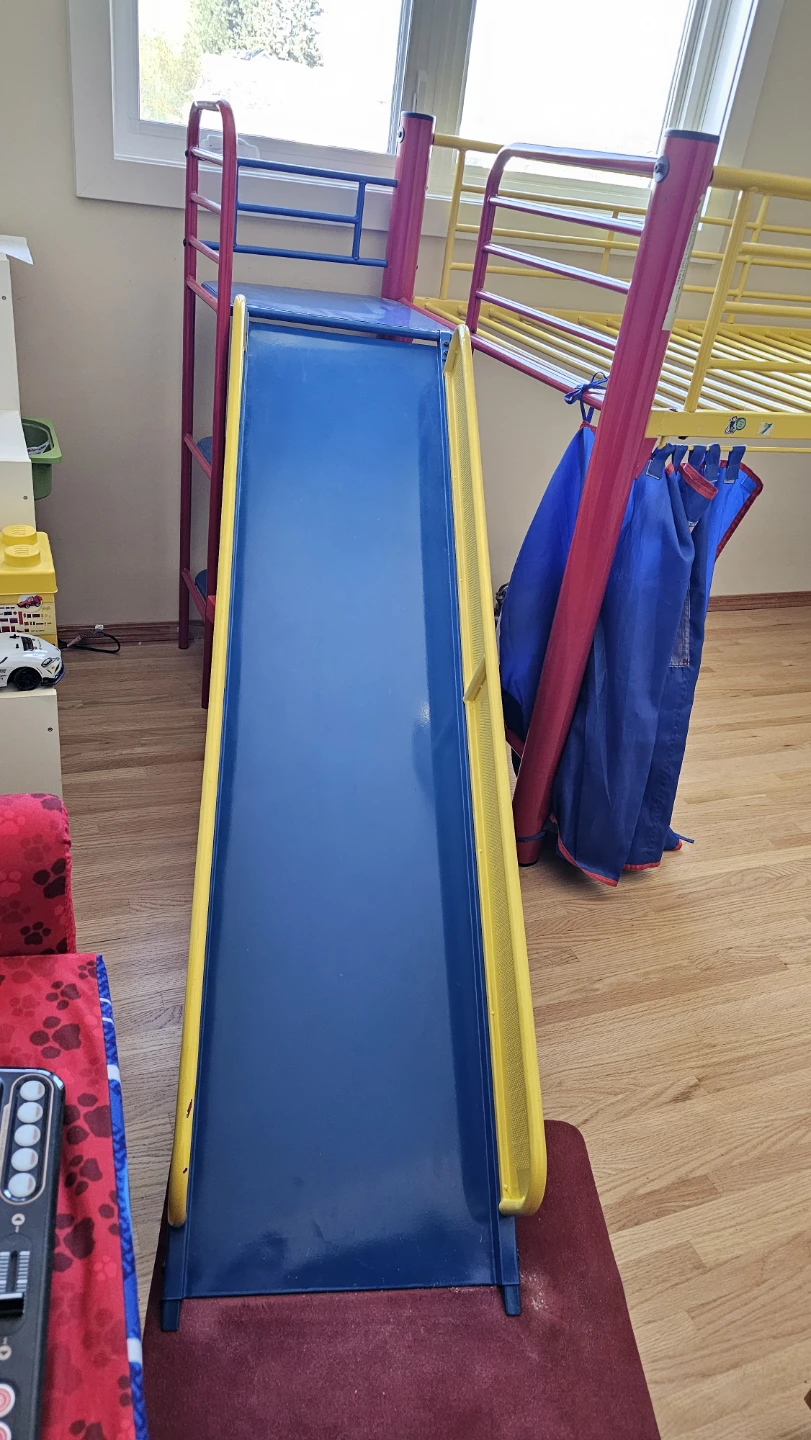 Bunk Bed Frame with Fun Slide and Ladder - photo 2