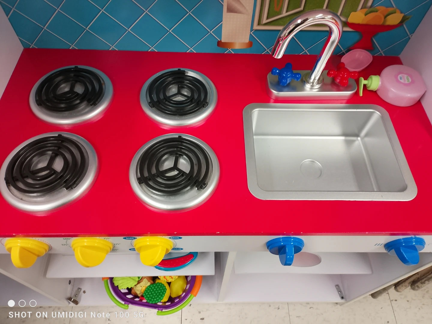 Pretend Wooden Play Kitchen only - photo 2