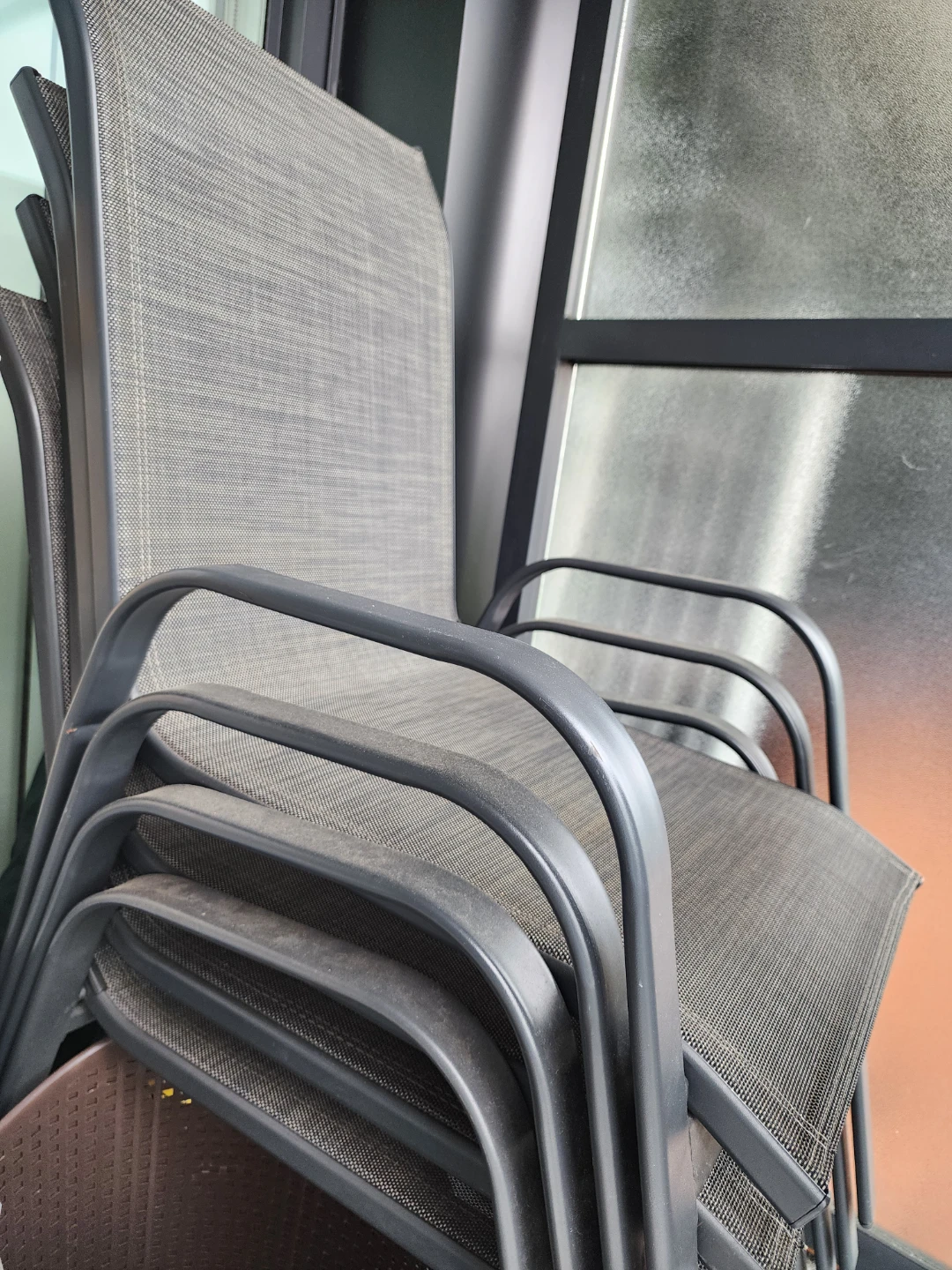 Stackable Outdoor Chairs (Set of 4)