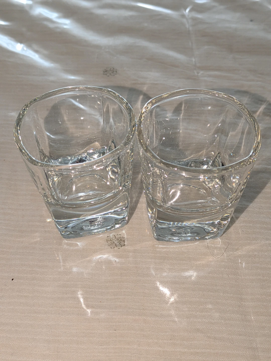 Set of 2 Clear Shot Glasses