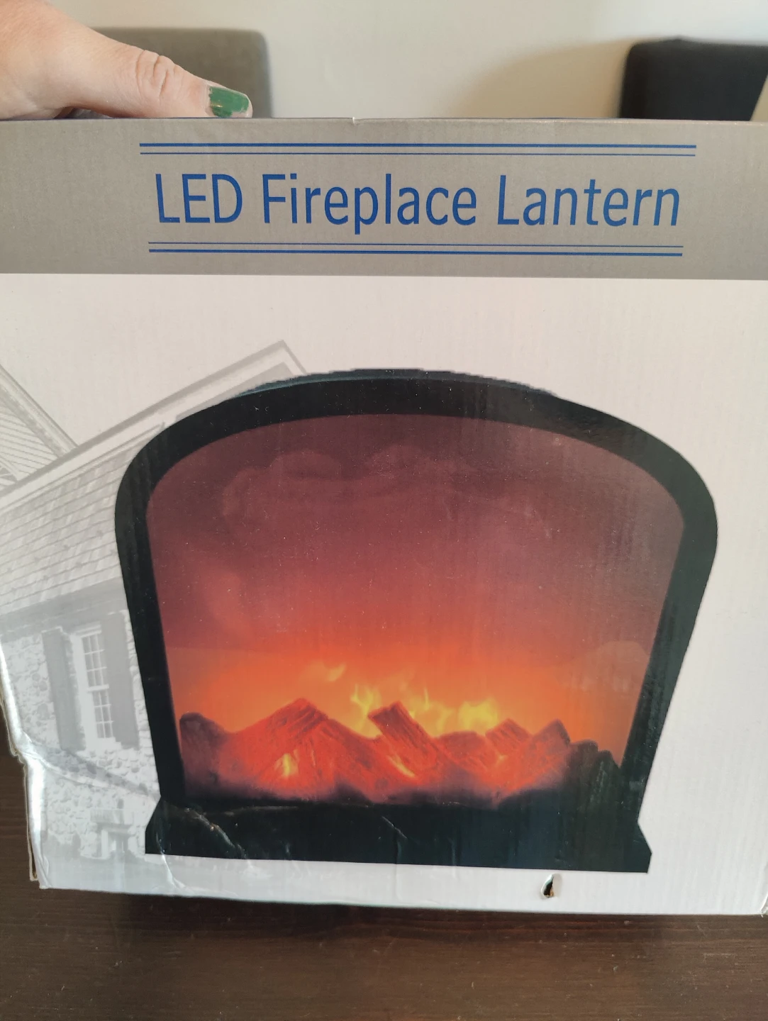 LED Fireplace Lantern - Decorative Light