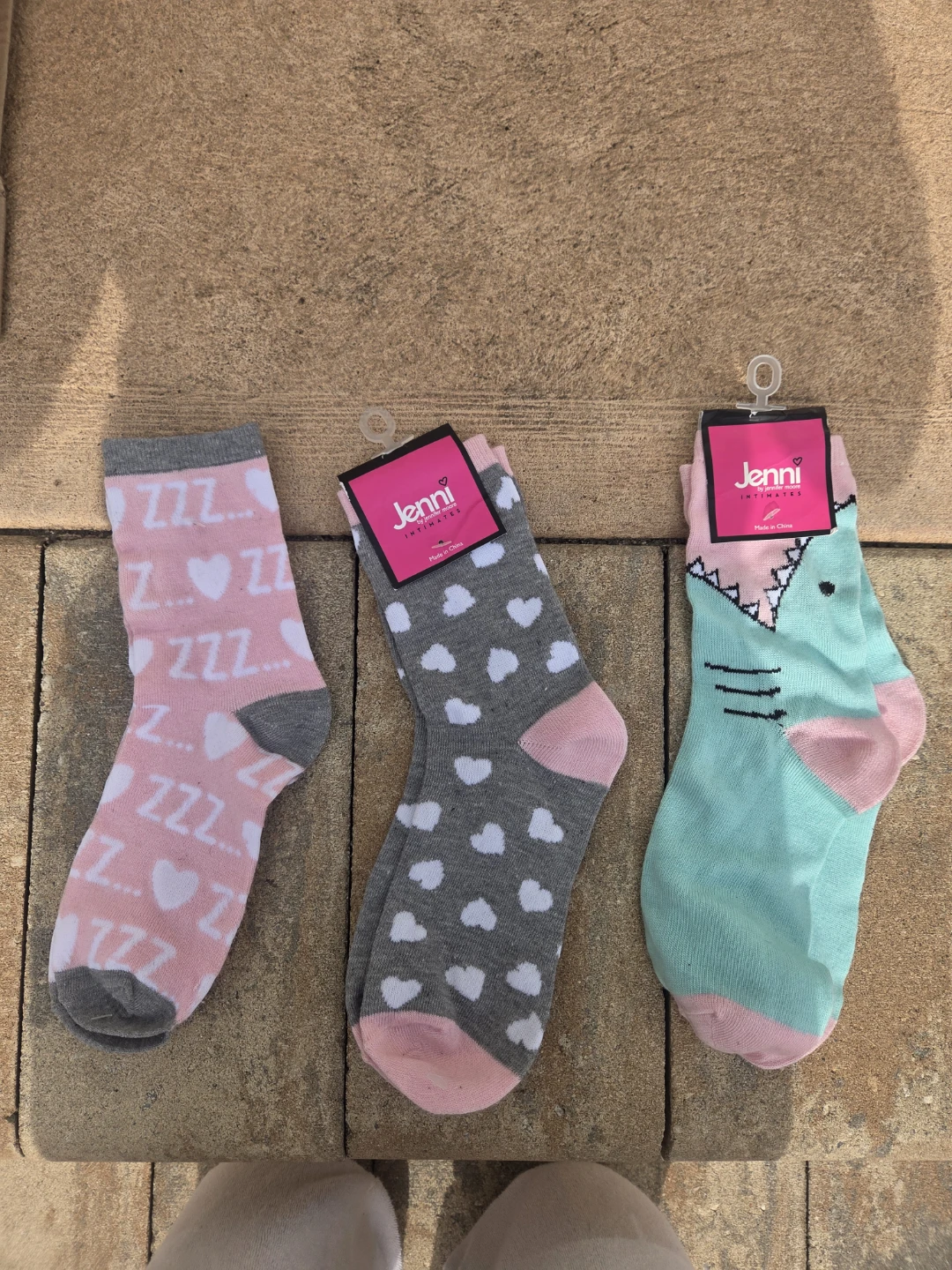 Jenni Intimates Women's Cozy Socks 3-Pack