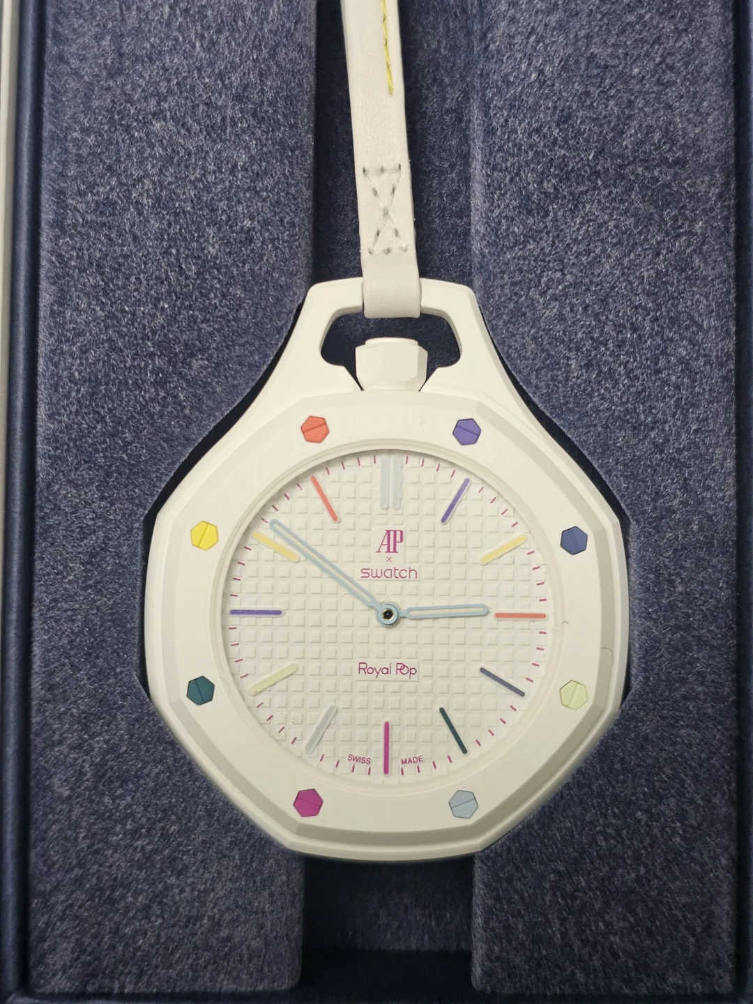 AP x Swatch Huit Blanc Brand New Limited Edition - photo 2