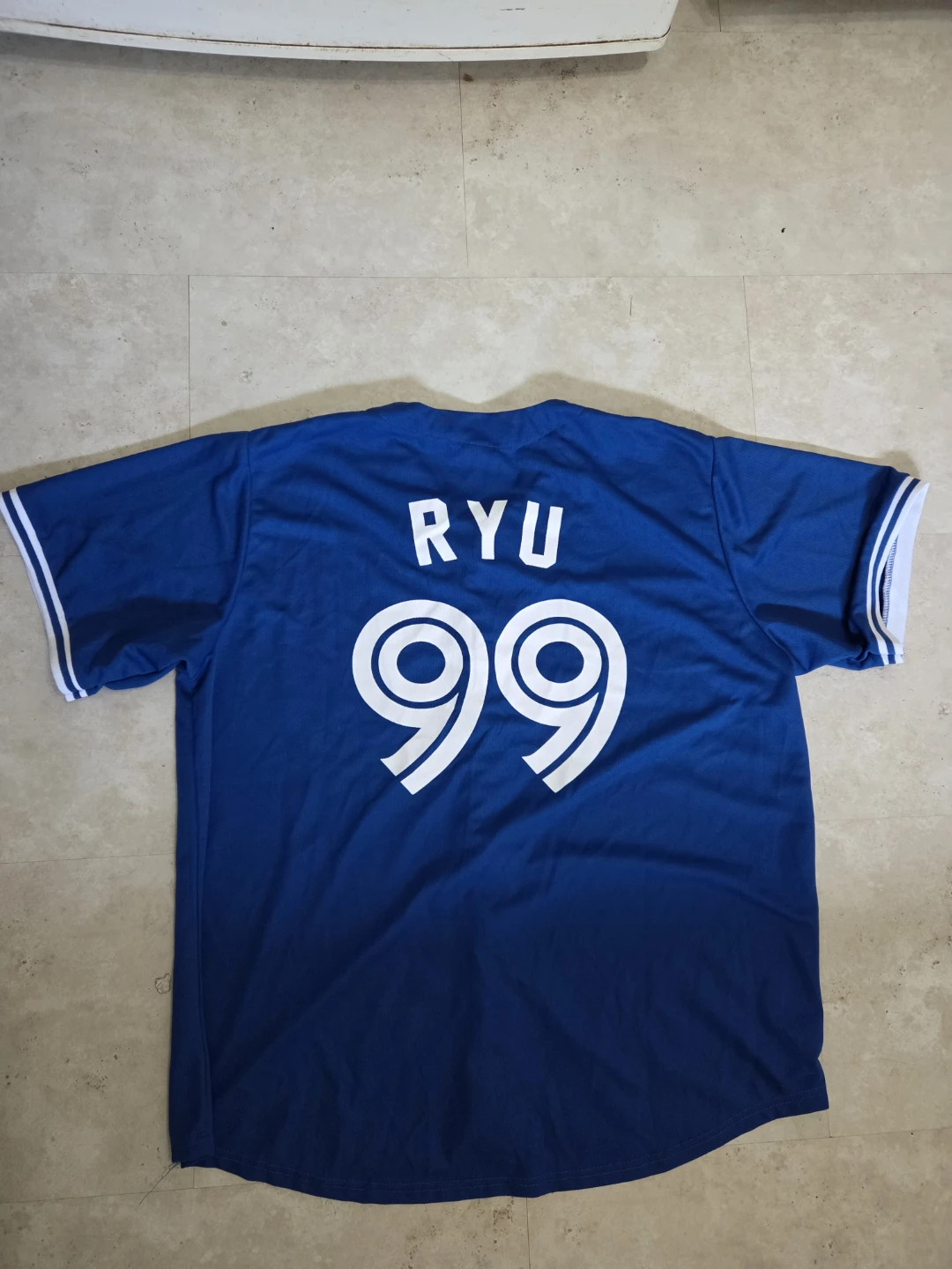 Toronto Blue Jays Ryu #99 Baseball Jersey Adult XL - photo 3