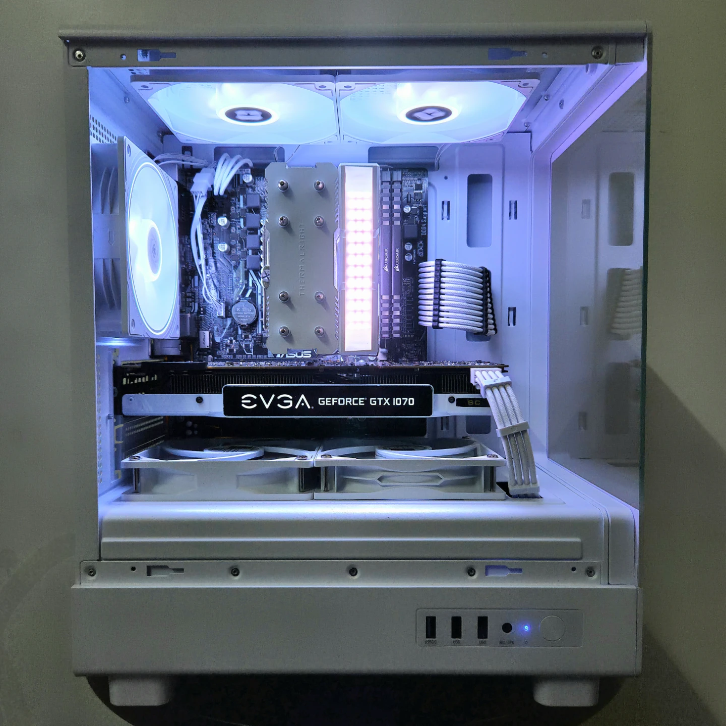 Ryzen 5 3600 | GTX 1070 | All White RGB Gaming PC - photo 5