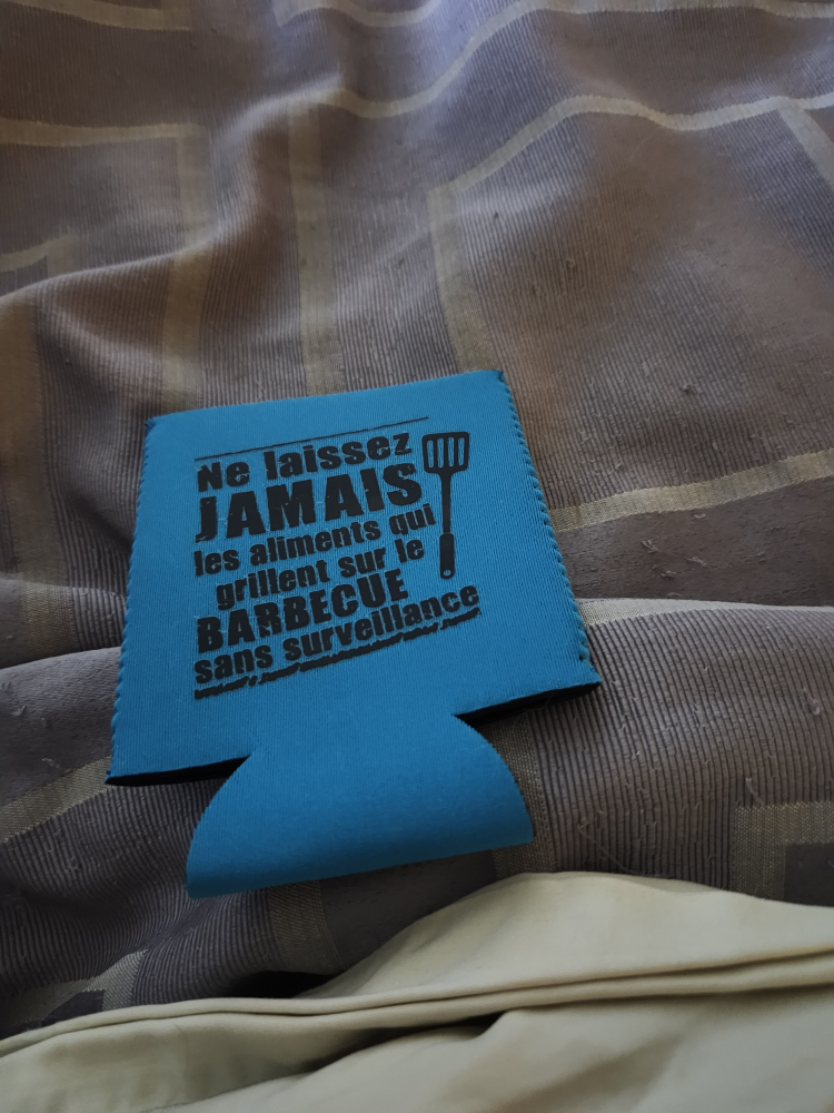 Blue BBQ Drink Koozie