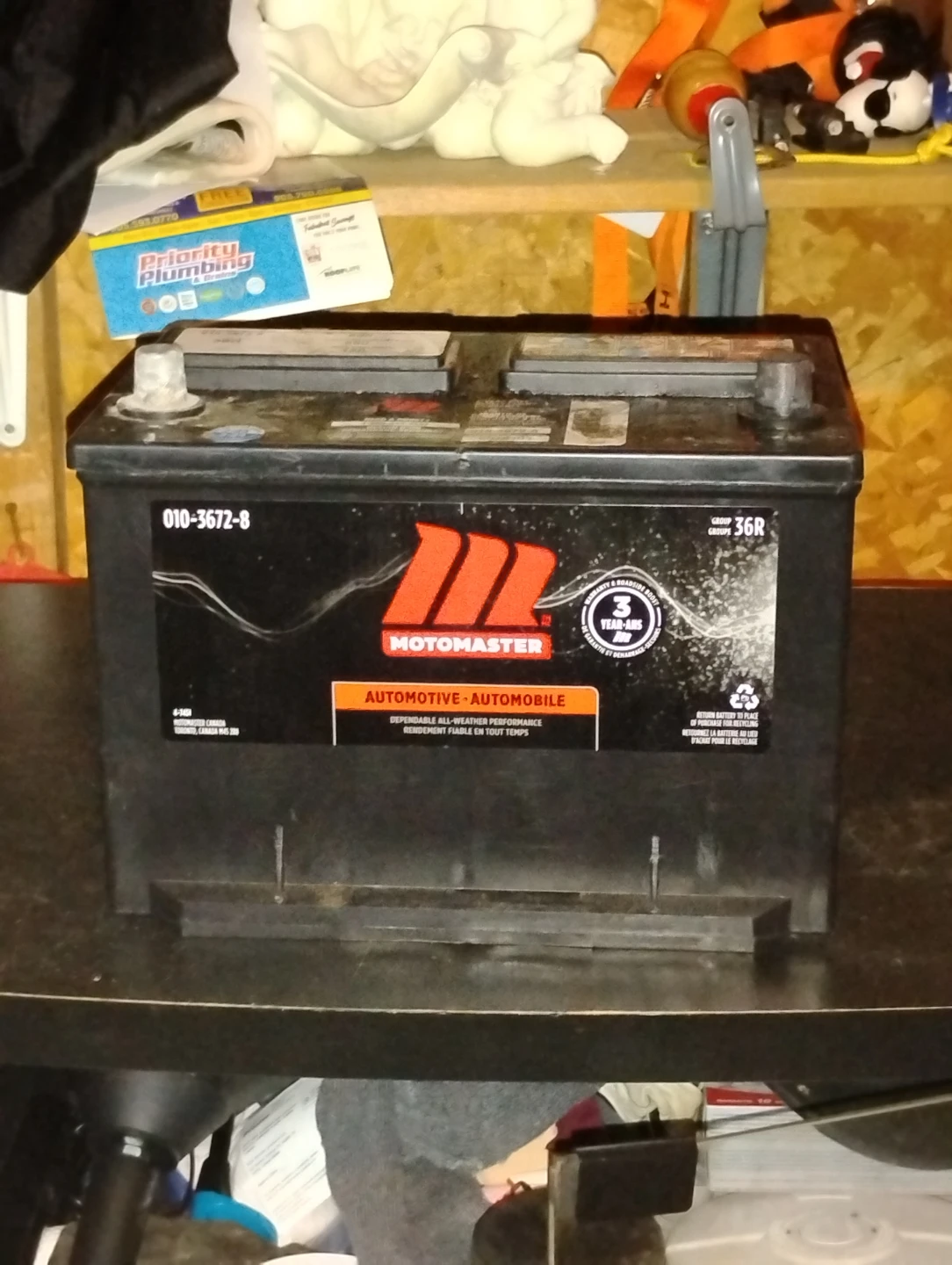 Motomaster Automotive Battery Group 36Rcar battery used - photo 2