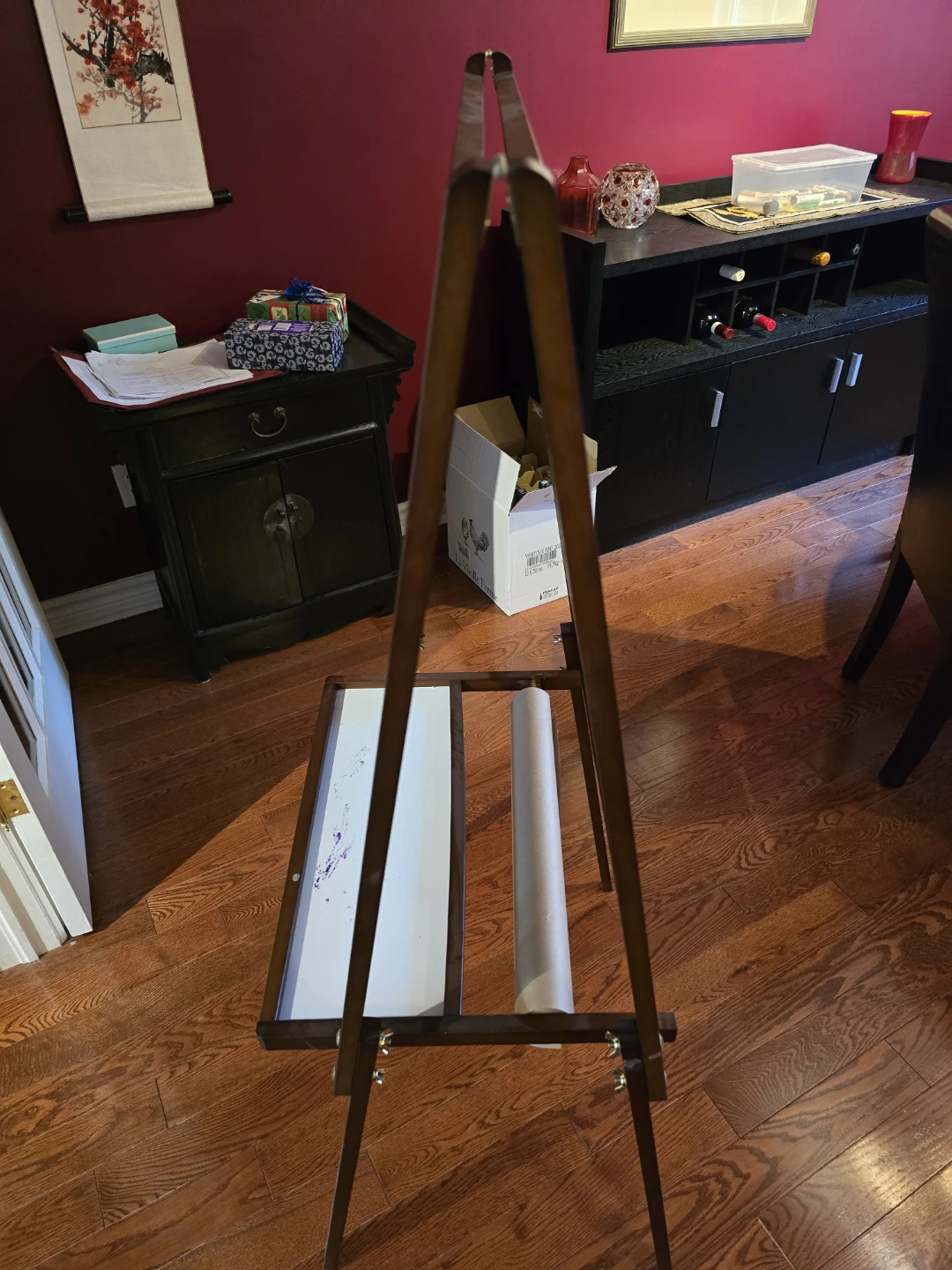 Wooden Easel with Whiteboard and Chalkboard - photo 4