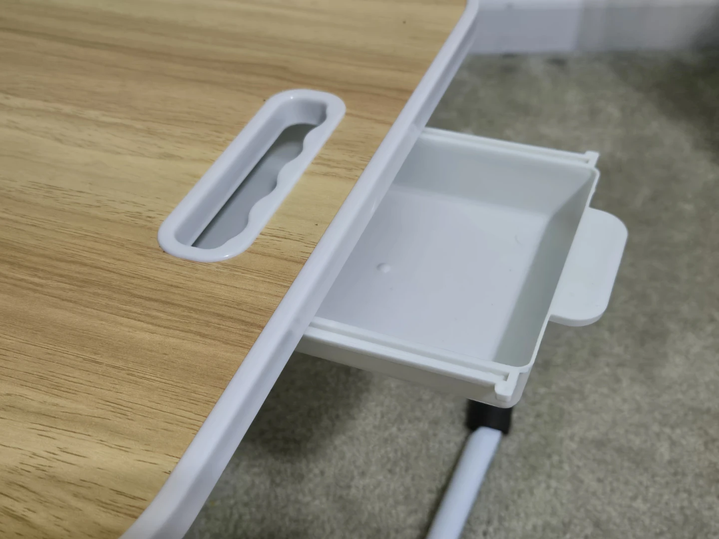 Portable Lap Desk with Cup Holder and Drawer - photo 3