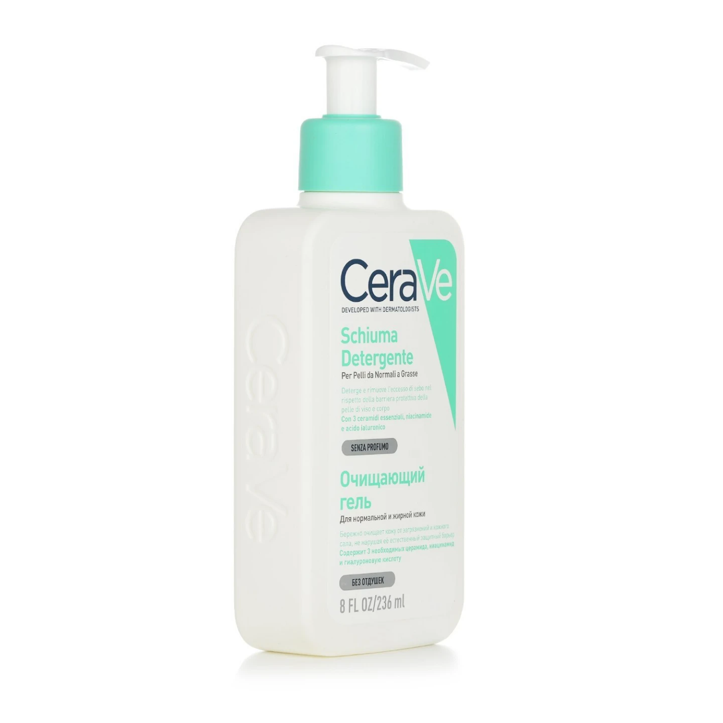CeraVe Foaming Cleanser for Normal to Oily Skin 8 FL OZ / 236 ml