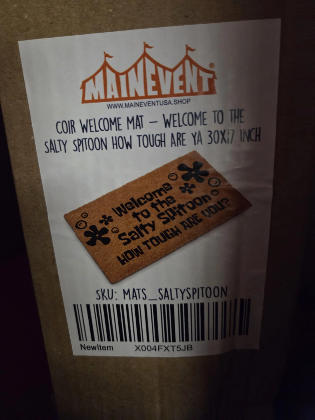 Mainevent Coir Welcome Mat - 30x17 Inch - photo 3