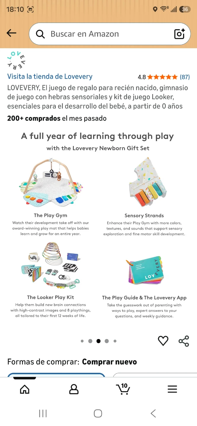 Lovevery newborn gift set