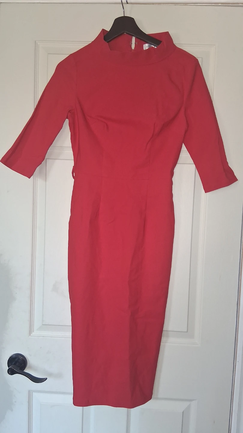 Brand new red Sheath Dress. Company MUXXN