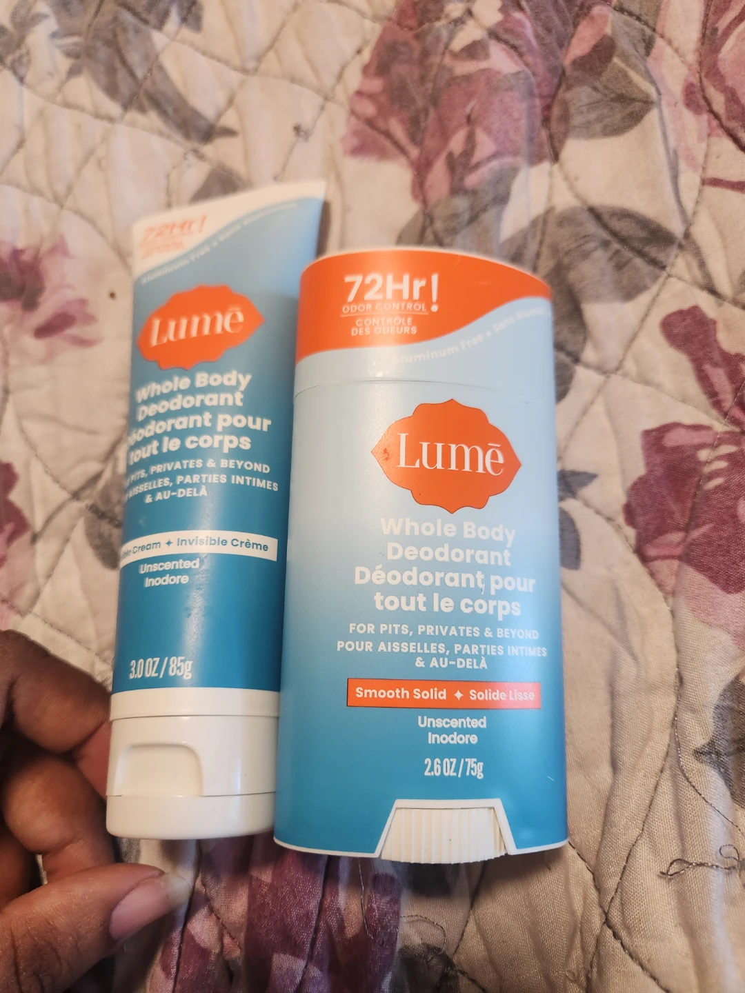 Lumé Whole Body Deodorant - Unscented both $20