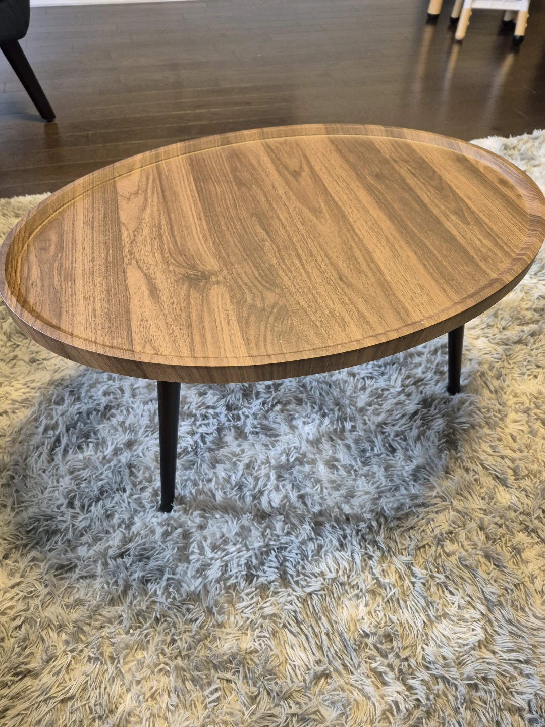 Oval Wood Coffee Table - photo 3