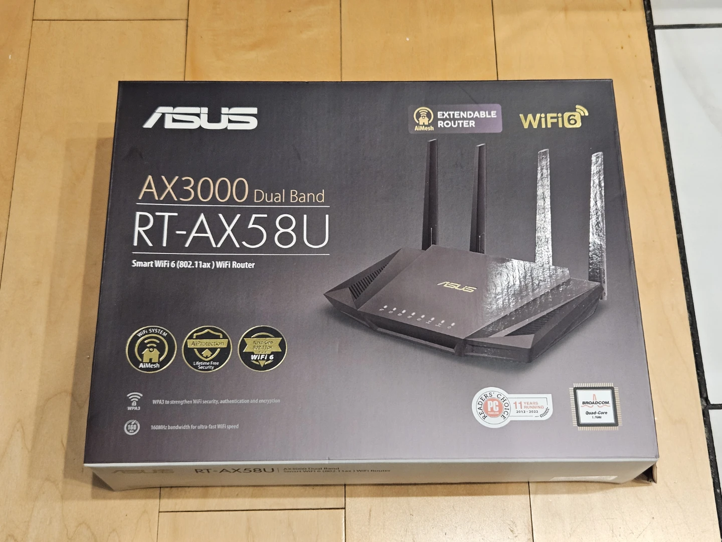 ASUS AX3000 Dual Band RT-AX58U WiFi 6 Router