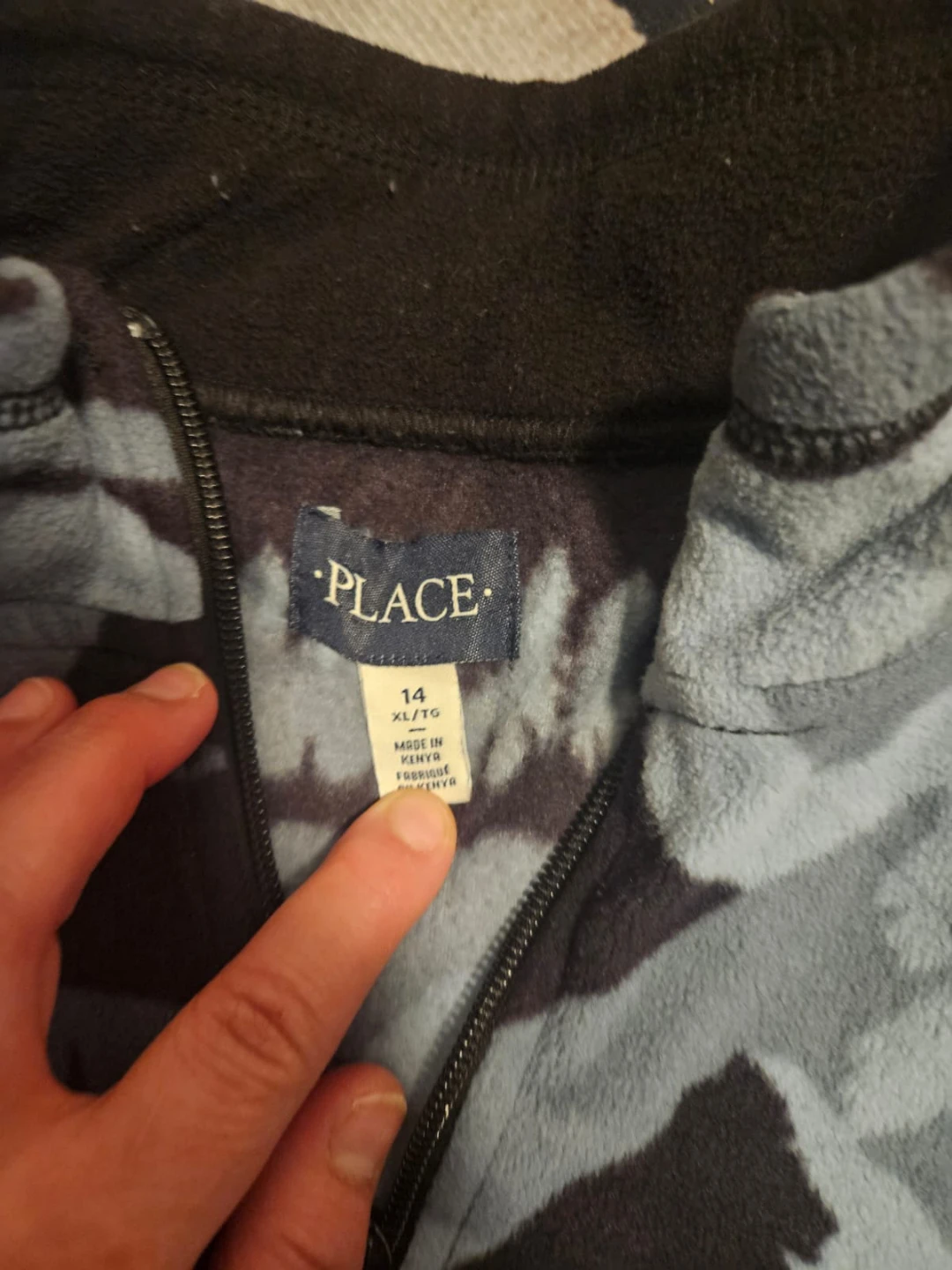 The Children's Place Fleece 1/4 Zip Pullover Size 14 - photo 3