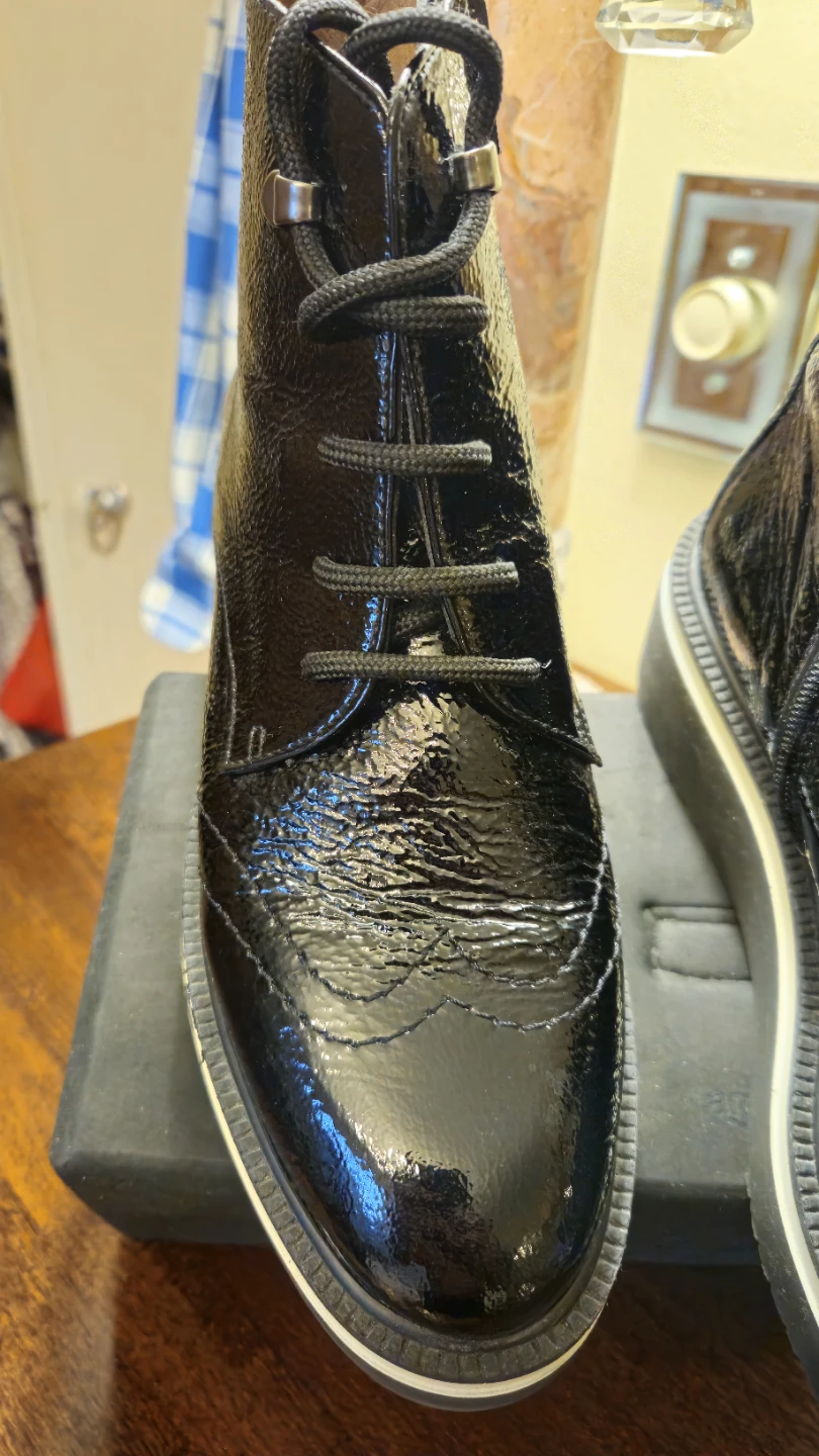 Hispanitas Leather Lace-Up Ankle Boots - photo 2