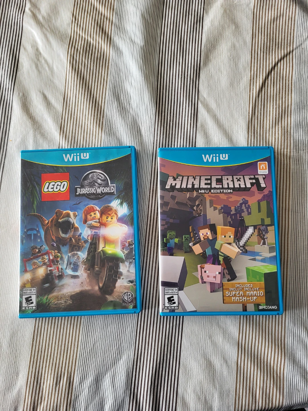 Wii U Games - Lego Jurassic World & Minecraft Wii U Edition