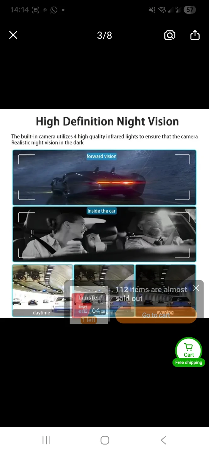 4-Channel Dash Cam 1080P Full HD Night Vision - photo 3