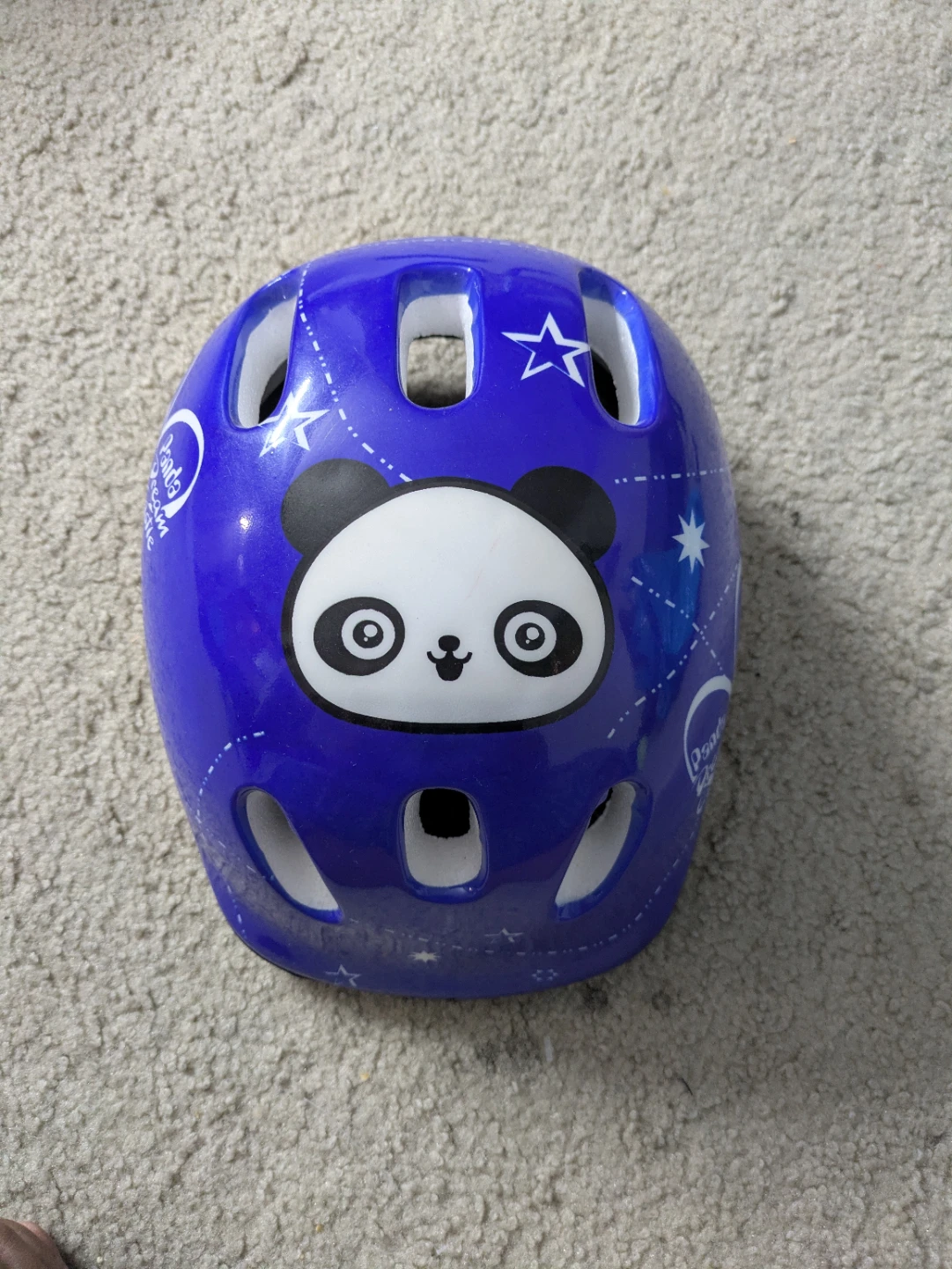 Blue Panda Kids Helmet