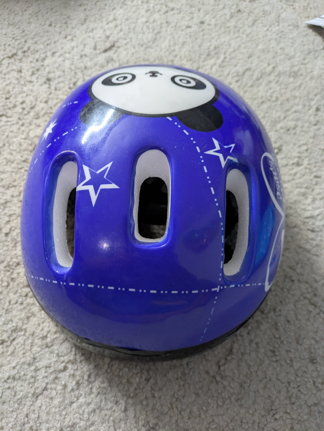 Blue Panda Kids Helmet - photo 2