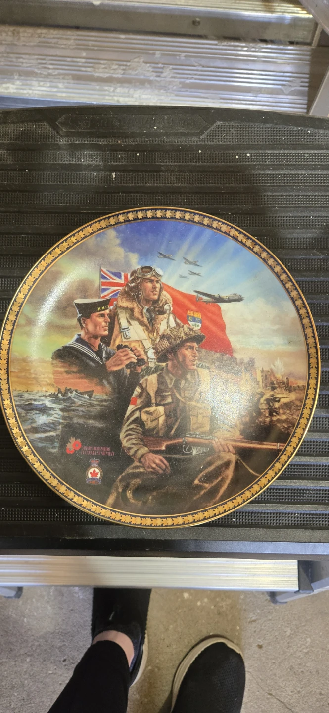 Canada Remembers "We Stand on Guard" Decorative Plate