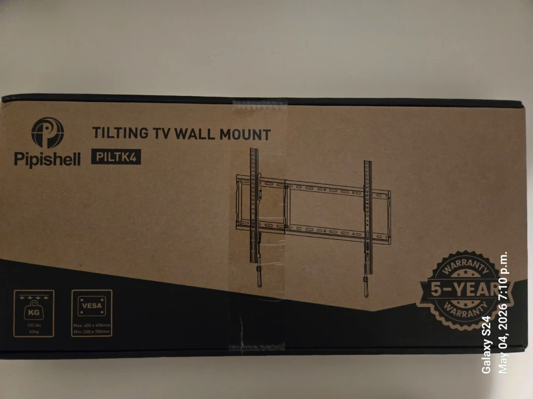 Tilting TV Wall Mount 42"-75" - Fits Most TVs
